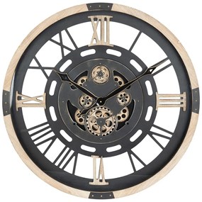 Стенен часовник atmosphera Kent, Механизъм, Ø80 см, MDF