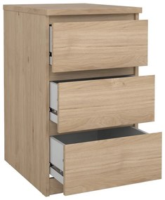 Скрин от дъбов декор в естествен цвят 40x70x50 cm Naia – Tvilum