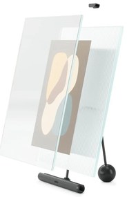 Черна стъклена стояща рамка 19x23 cm Flute – Umbra