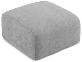 Светлосива шенилова табуретка Leila – Makamii