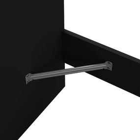 Черно единично легло 90x190 cm Naia – Tvilum