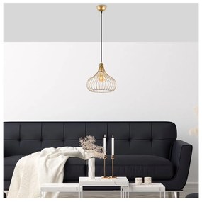 Висящо осветително тяло с метален абажур ø 22 cm Teldemia – Opviq lights