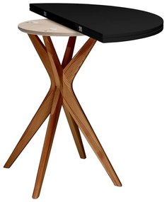 Кръгла сгъваема трапезна маса 45x90 cm Jubi – Ragaba