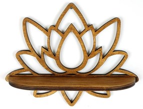 Рафт в естествен цвят 33 см Lotus - Kalune Design