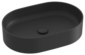 Ravak XJX0D155000 - Мивка за плот CERAMIC SLIM 55x37 см керамика/черно
