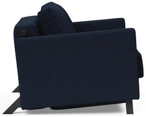 Тъмносин диван стол с подлакътници Смесен танц Blue Cubed - Innovation