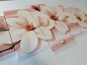 картини от 5 части – Луксозна магнолия с перли