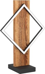 Eglo 901937 - LED настолна лампа BOYAL LED/13W/230V черна/кафява