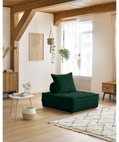 Тъмнозелено шенилово кресло Elisa – Bobochic Paris