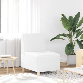 4108495 vidaXL Диван стол Бяло 55 x 74 x 82 см Изкуствена кожа