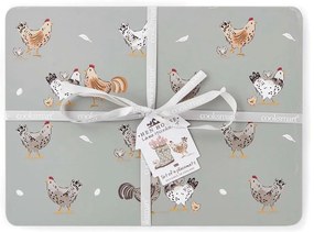 Коркови подложки за хранене в комплект 4 бр. 21x29 cm Hen House – Cooksmart ®