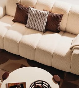 Триместен диван atmosphera Palma, 212x97x76 cm - Кафяв