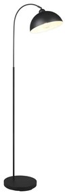 Черна подова лампа с метален абажур (височина 170 cm) Sierra – Trio