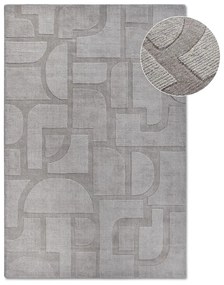 Сив ръчно изработен вълнен килим 120x170 cm Alexis – Villeroy&Boch