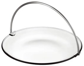 Стъклено плато с метална дръжка 21xh13см VIDIVI-BANQUET (63824EM)