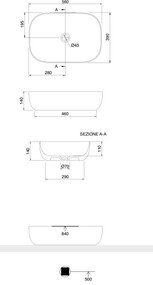 Мивка Glam Scarabeo-Mauro