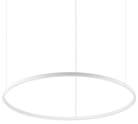 Ideal Lux - LED Пендел ORACLE SLIM LED/55W/230V Ø 90 cm бял