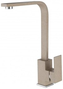 Смесител за кухня ICF 233010 SAND, Inter Ceramic, неръждаема стомана, пясъчен, 22.9х32.7см