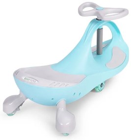 Гравитационен скутер с леки колела - светлосин