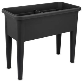 Градински сандък с крака - Черен