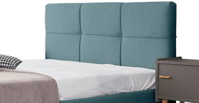 Тапицирано легло Manhattan-Petrol-110 x 200-Χωρίς μηχανισμό ανύψωσης