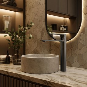 Смесител за мивка REA Storm Titanium High