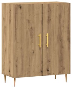 857176 vidaXL Сайдборд, дъб артизан, 69,5x34x90 см, инженерно дърво