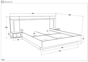 Спалня за матрак 160/200 Омония