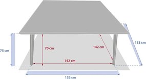Градинска маса Hesperide Lambada, 8 места