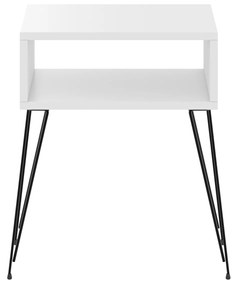 Нощно шкафче Тод HM18184.01 бял цвят