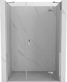 Mexen Mist-H душ врата с отварящи се панти, дясно ориентирани 150 см, прозрачни, хром - 8A5-150-001-01-00-P