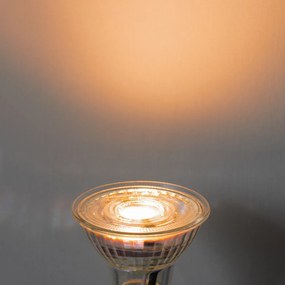 Комплект от 5 GU10 50mm 3-степенни димируеми Kelvin LED крушки прозрачни 4.5W 380 lm 2000-2700K