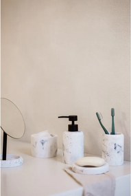 Бял диспенсер за сапун от полиресин 250 ml Suds – S|P Collection