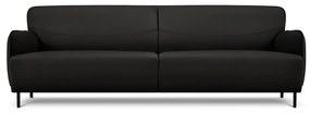Диван от черна кожа , 235 x 90 cm Neso - Windsor &amp; Co Sofas
