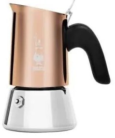 Bialetti - Кафеварка Venus Copper за 2 кафета, инокс, подходяща за индукция