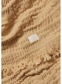 Бежова покривка за двойно легло 240x260 cm Reloved - JUNA