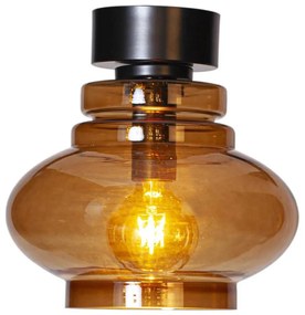 ByRydens 4202200-5512-Таванно осветително тяло DOLORES 1xE27/5W/230V Ø30 см кафяво/димно