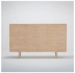 Масивен дъбов скрин с 3 чекмеджета , ширина 180 см Fawn - Gazzda