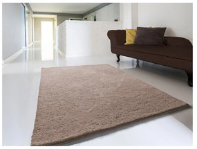 Кафяв килим Shanghai Liso, 140 x 200 cm - Universal