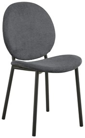 Антрацитен трапезен стол Cliff – Actona