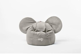Детска чанта за диван от сиво кадифе Ears - The Brooklyn Kids