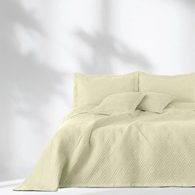 Бежово капитонирано покривало за легло от микрофибър 170x210 cm Ophelia – Restilo