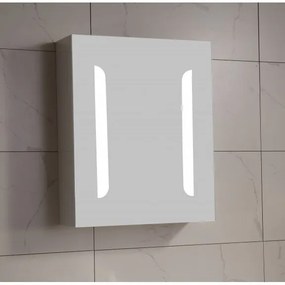 Огледален PVC шкаф ICMC 4514-55 с LED осветление, 45x14x55см
