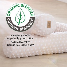 Бежов калъф за матрак за детско легло със смес от памук 170 cm Frosty Almond – Roba