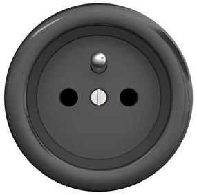 Kliklap - Ретро домашна розетка без рамка 230V антрацит