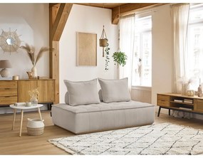 Бежов диван от прежда с примки от букле 175 cm Elisa – Bobochic Paris