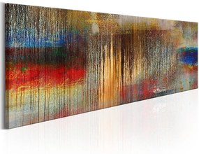 Платнен печат - Цветна дъждовна буря 135x45