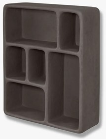 Тъмно сив двуетажен рафт от камък Art Studio - Mette Ditmer Denmark