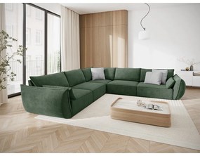 Тъмнозелен ъглов диван (променлив) Vanda - Mazzini Sofas