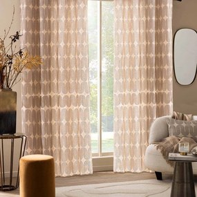 Черно/бежово перде 140x240 cm Ondine – douceur d'intérieur